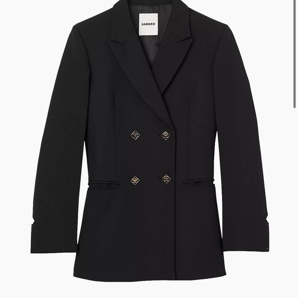 Sandro Malory Double Breasted Jacket, size 34 - Picture 1 of 12